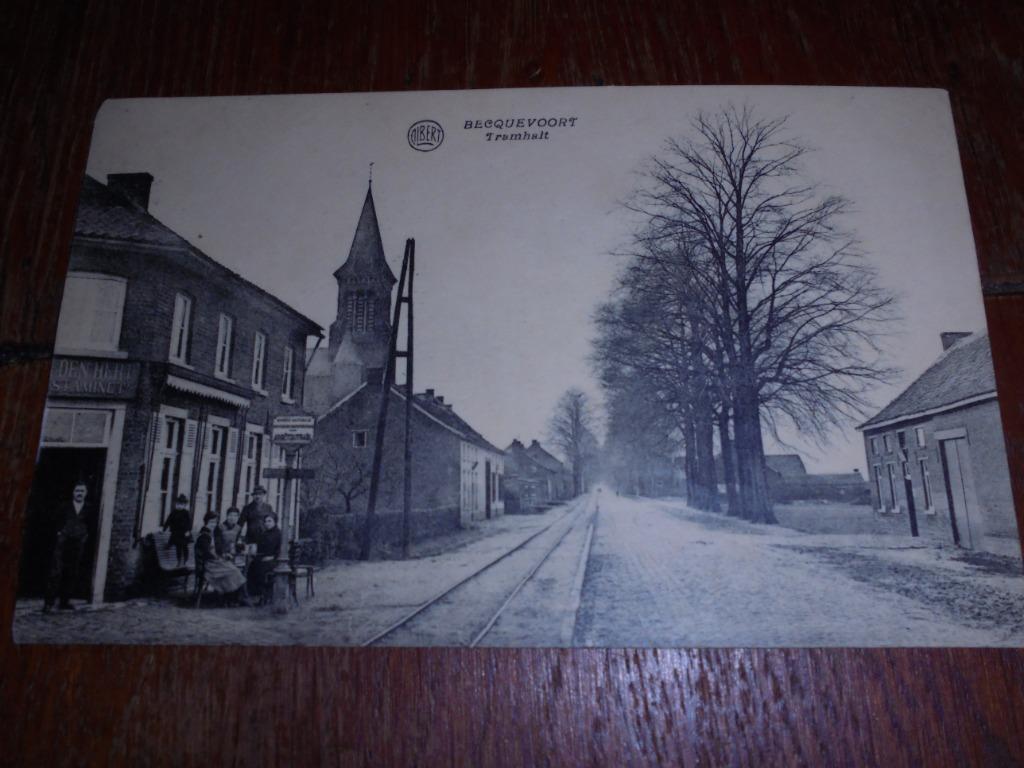postkaart Bekkevoort - Tramhalt, Verzamelen, Ophalen of Verzenden, Ongelopen, Vlaams-Brabant