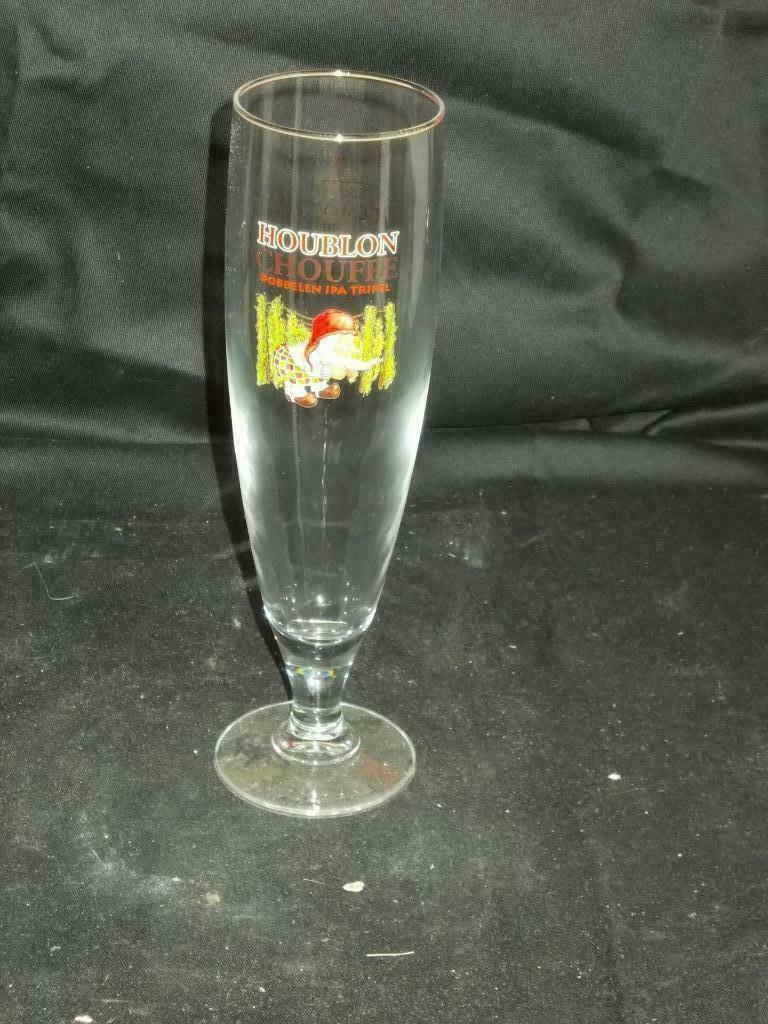 Bierglas.D'Achouffe.La Chouffe.Mac Chouffe.Houblon Chouffe, Ophalen of Verzenden, Zo goed als nieuw, Glas of Glazen, Overige merken