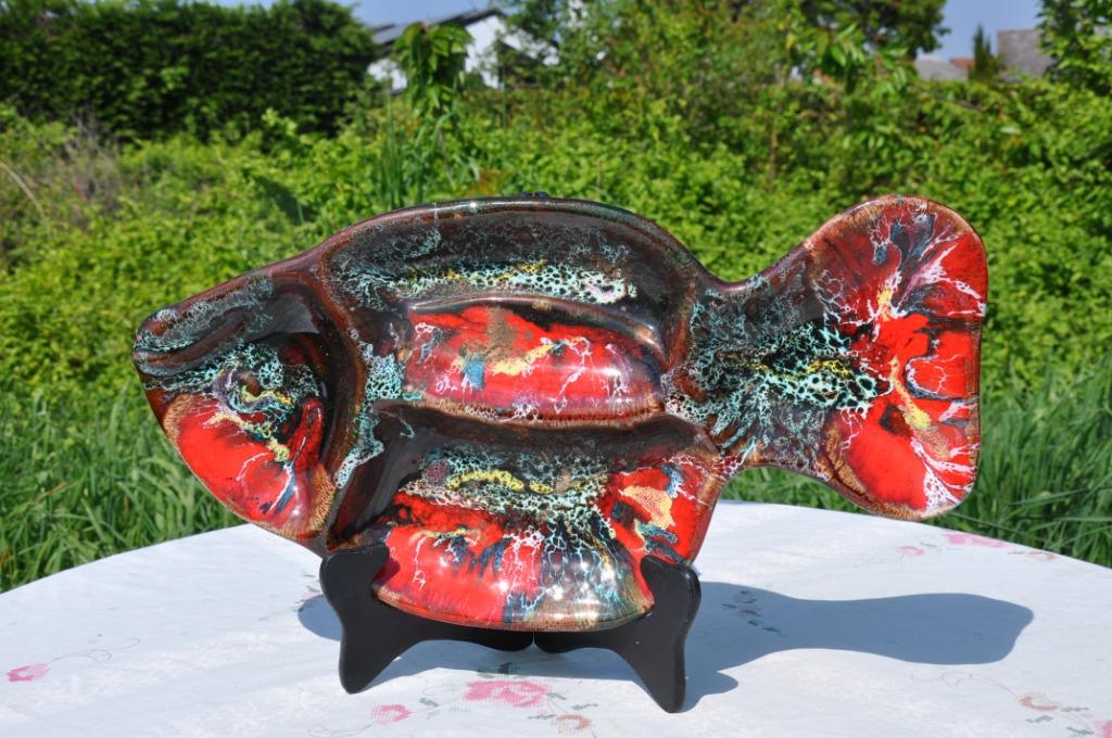§  plat forme poisson vallauris, Antiquités & Art, Enlèvement ou Envoi