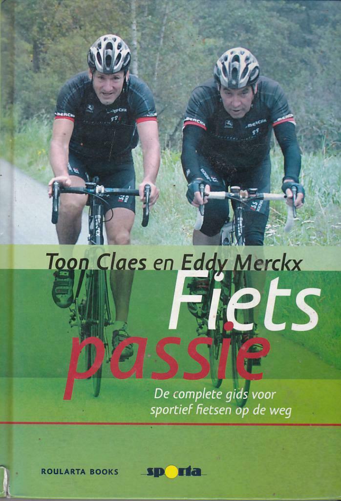 Toon Claes en, Eddy Merckx, Fietspassie., Enlèvement ou Envoi, Utilisé, Course à pied et Cyclisme