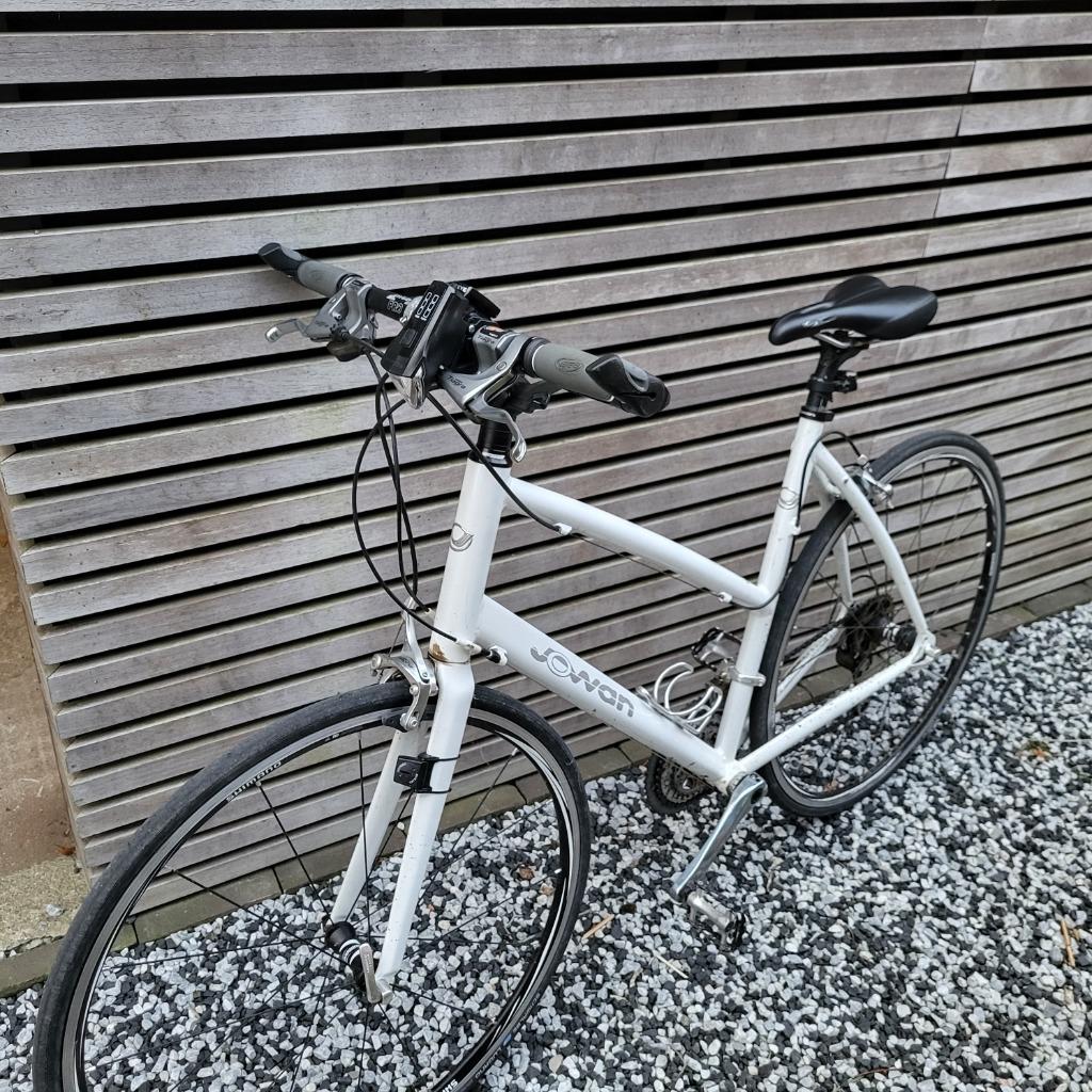 Damesfiets cyclo sport - wit (Jowan), Enlèvement, Utilisé, Autres marques, Vitesses