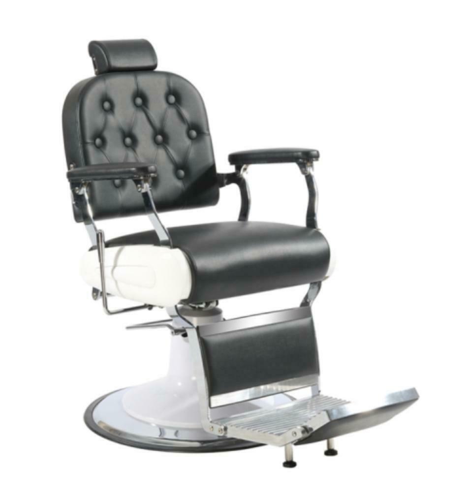 barbierstoel knipstoel zwart barbershop tattoochair tattoo, Ophalen of Verzenden, Nieuw