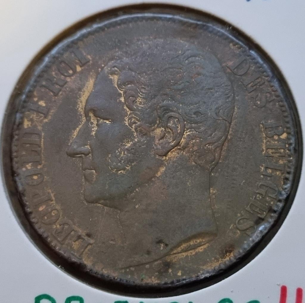 Proefslag 5 Francs 1847 Leopold I / Zeer zeldzaam !, Ophalen of Verzenden, Verguld, Losse munt