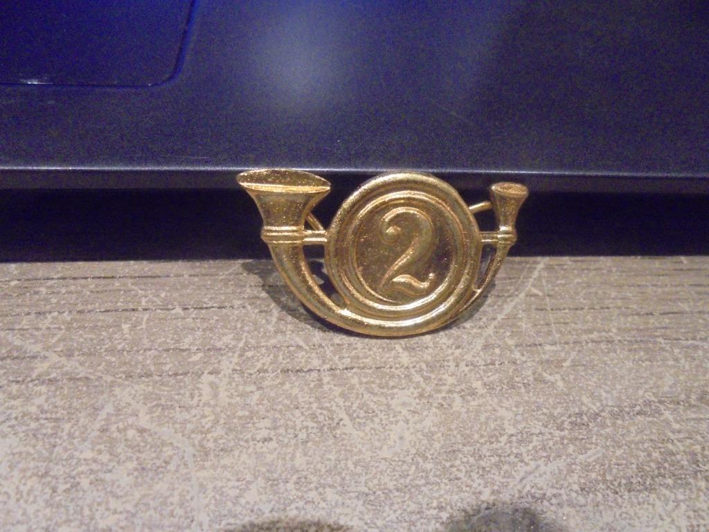 2de jagers te voet, Ophalen of Verzenden, Landmacht, Embleem of Badge