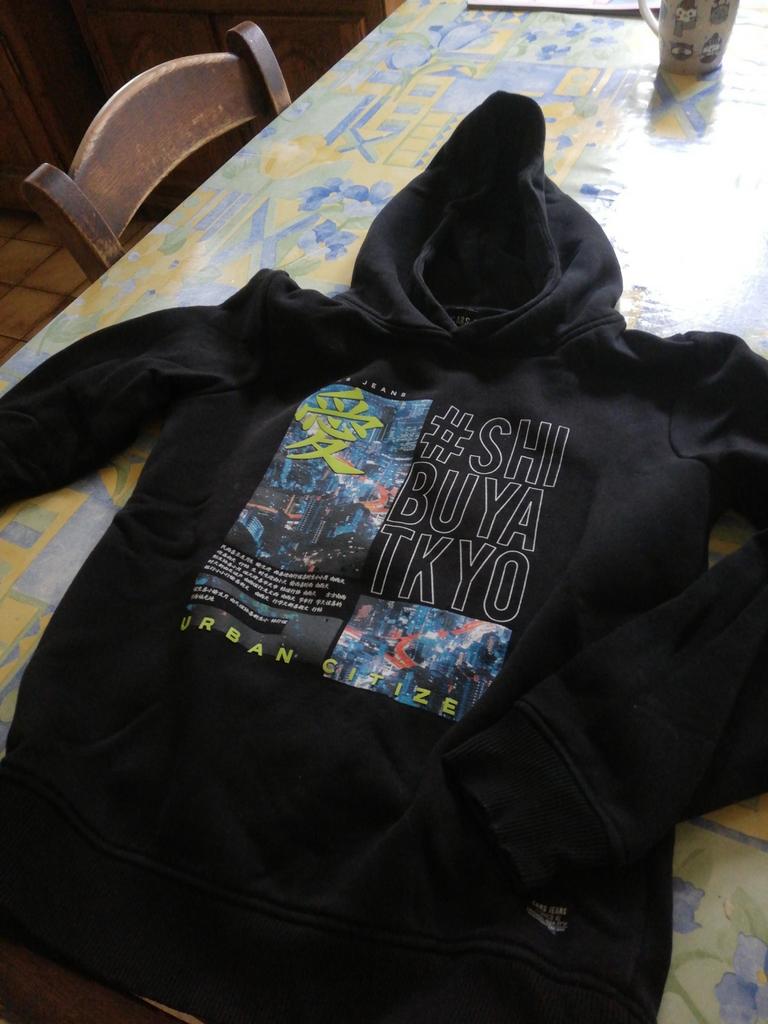 Sweat-shirt à capuche garçon. Noir. Cars jeans Taille 12 ans, Enlèvement ou Envoi, Comme neuf, Garçon