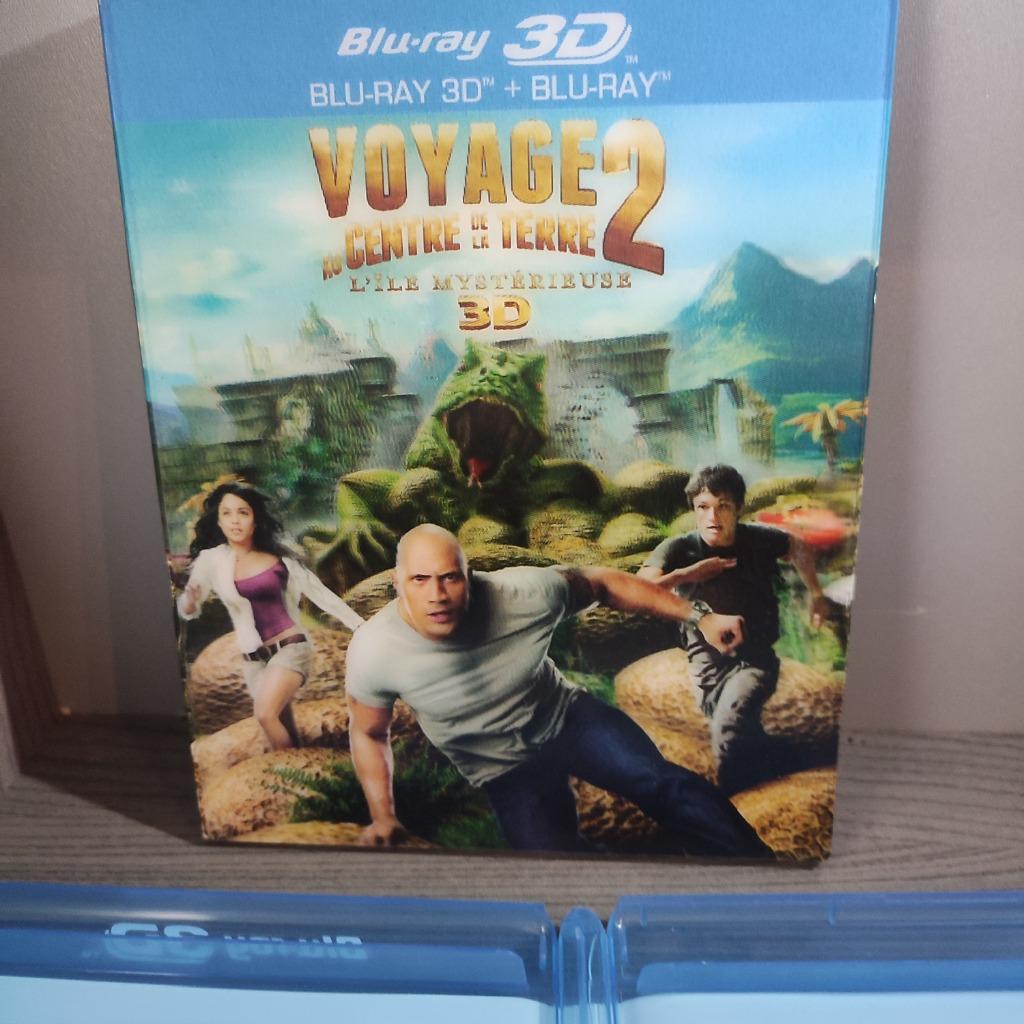 VOYAGE AU CENTRE DE LA TERRE 2.. - Blu-Ray + 3D (The Rock), Cd's en Dvd's, Blu-ray, Gebruikt, Avontuur, 3D, Ophalen of Verzenden
