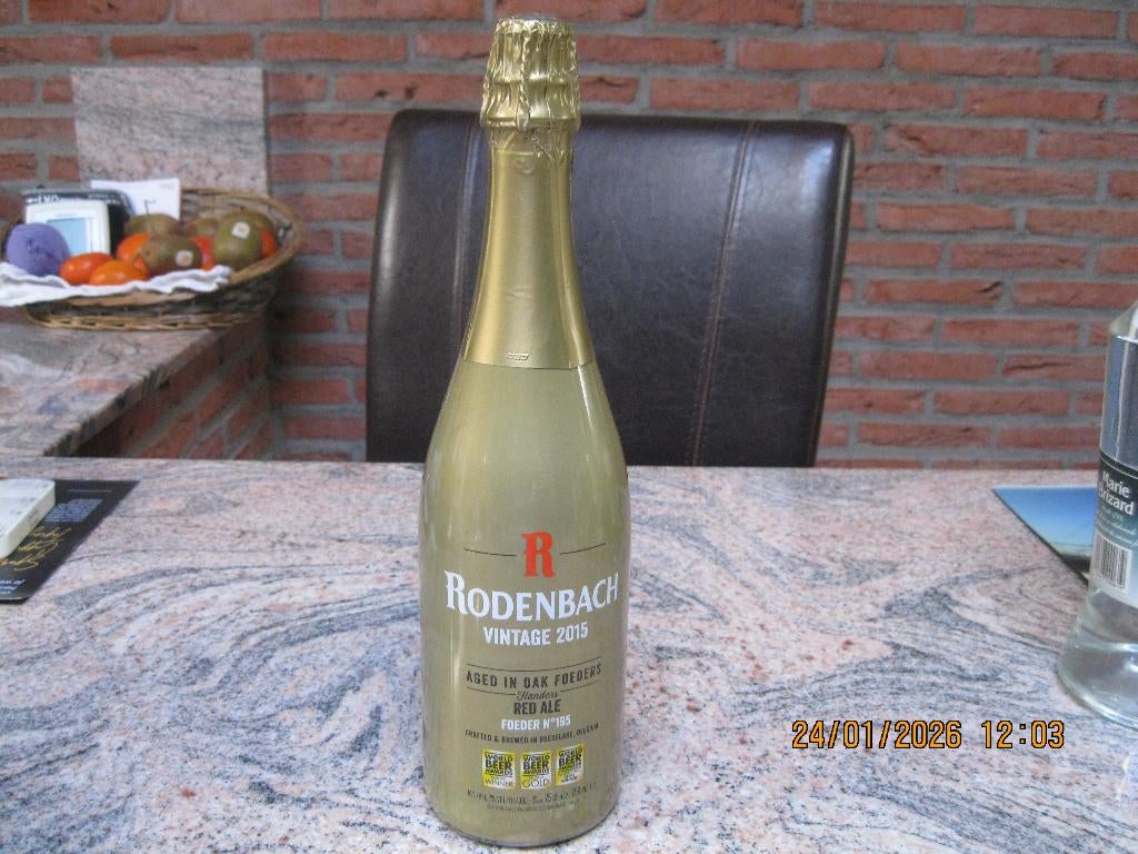 Rodenbach vintage 2015, Verzamelen, Ophalen of Verzenden, Nieuw, Flesje(s), Overige merken