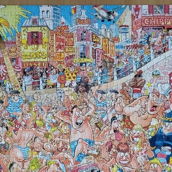 Wasgij ? Puzzle Destiny, High Season, Jumbo, 500 pièces, Enlèvement ou Envoi, 500 à 1500 pièces, Comme neuf, Puzzle
