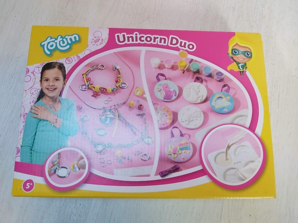 Unicorn Duo - gips en sieraden (Totum), Ophalen of Verzenden, Nieuw, Knutselen