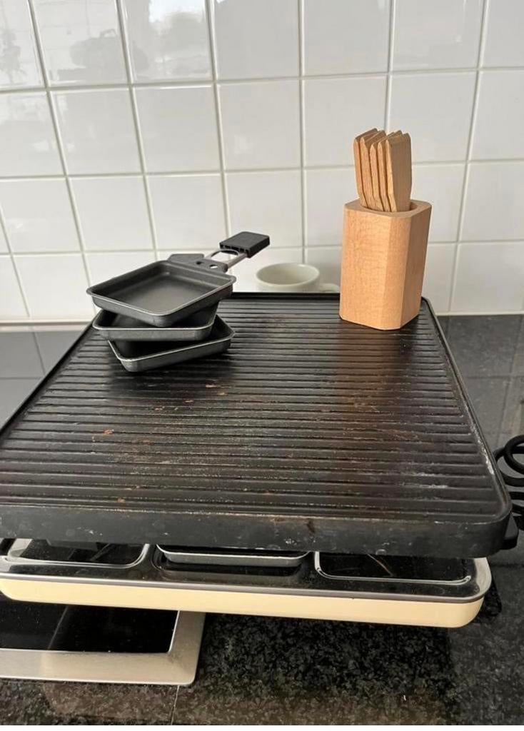 Gourmette Tefal wit, Elektronische apparatuur, Ophalen, Gebruikt
