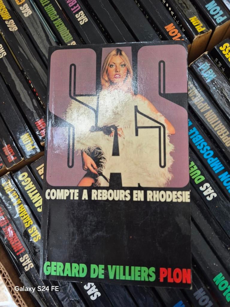 SAS-roman, Boeken, Ophalen, Gelezen, Gérard  de Villiers