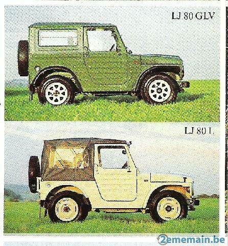 Toutes pièces d occasion  pour Suzuki lj80 de 1979 a 1981, Auto-onderdelen, Overige Auto-onderdelen, Suzuki, Gebruikt, Ophalen of Verzenden