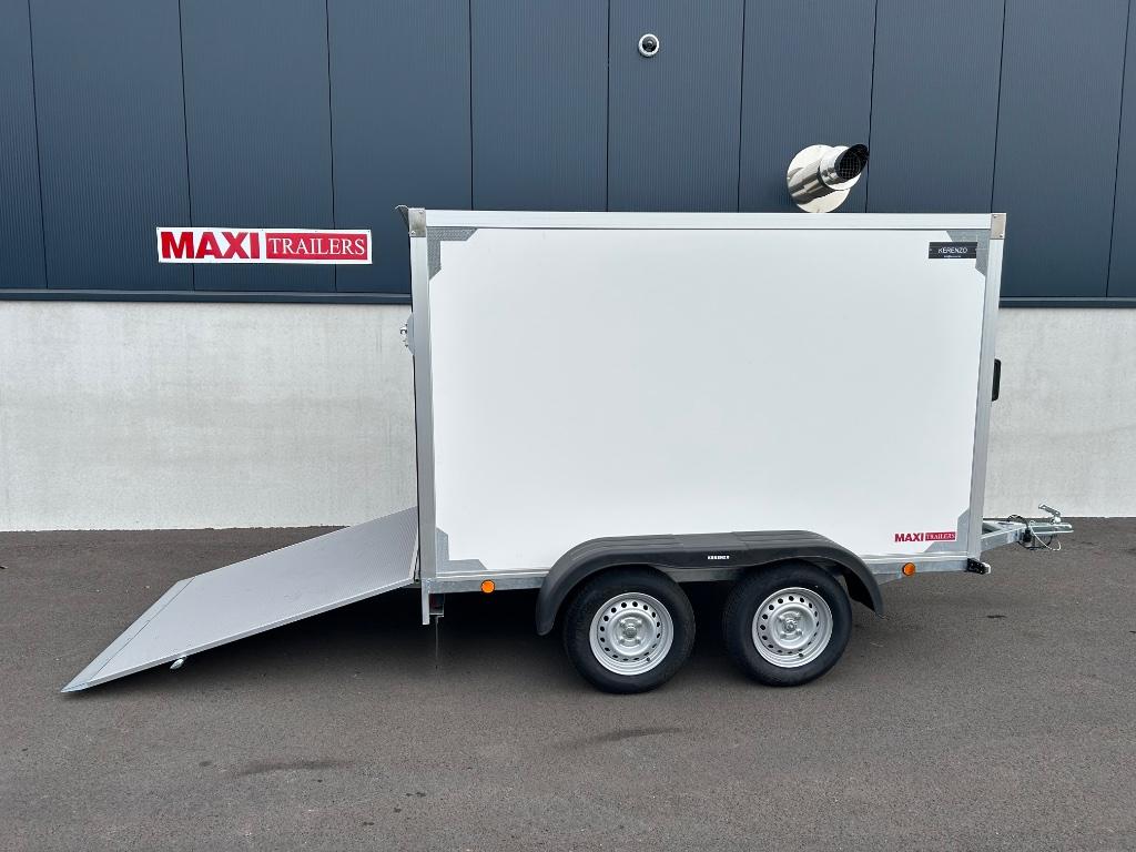 Gesloten aanhangwagen remorque 750kg 300x150x150 met valdeur, Ophalen, Nieuw