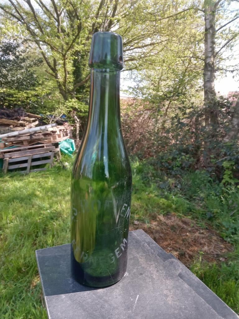 Oude vintage bierfles Brouwerij Désiré Roelens Eernegem, Verzamelen, Ophalen of Verzenden, Zo goed als nieuw
