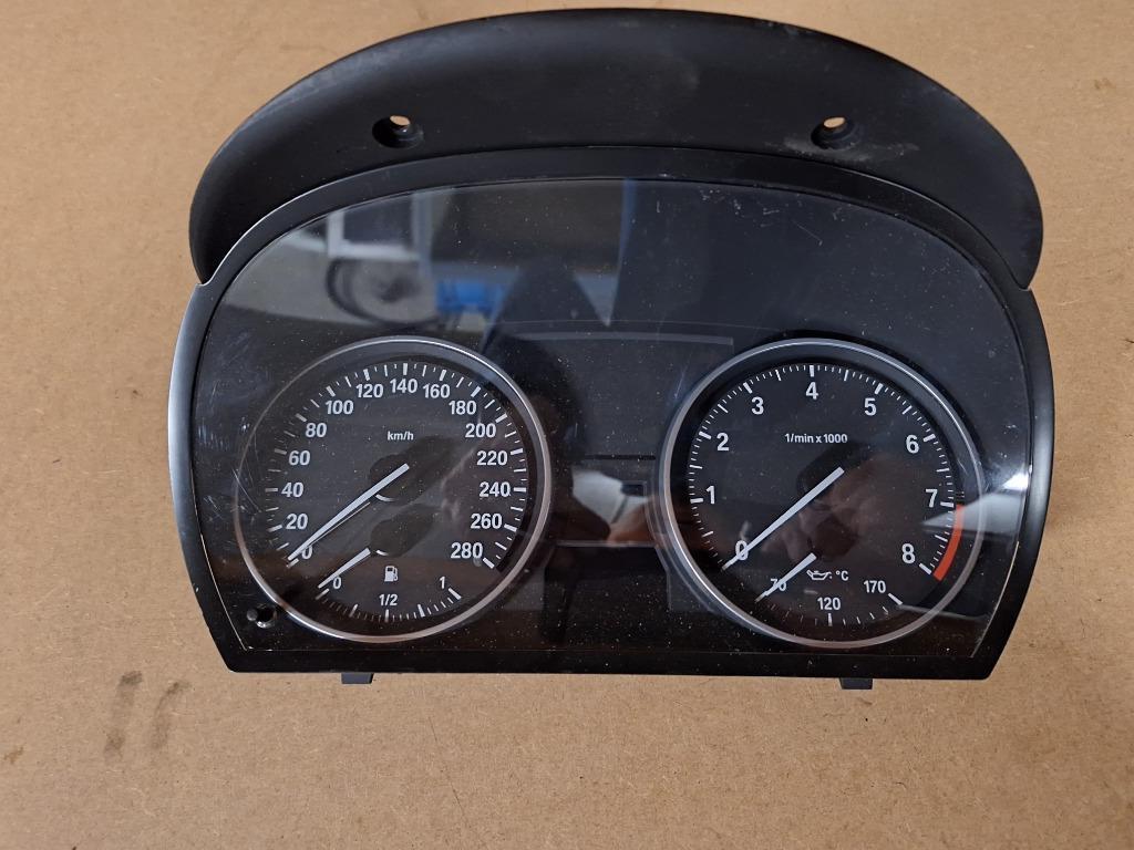 E92 e90 335i cluster speedometer teller, Enlèvement, Utilisé, BMW