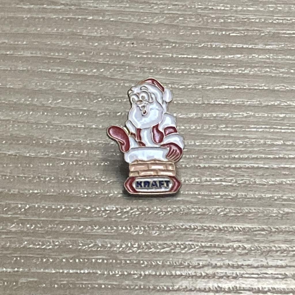 PIN - KRAFT - KERSTMAN - PERE NOËL, Envoi, Utilisé, Marque, Insigne ou Pin's