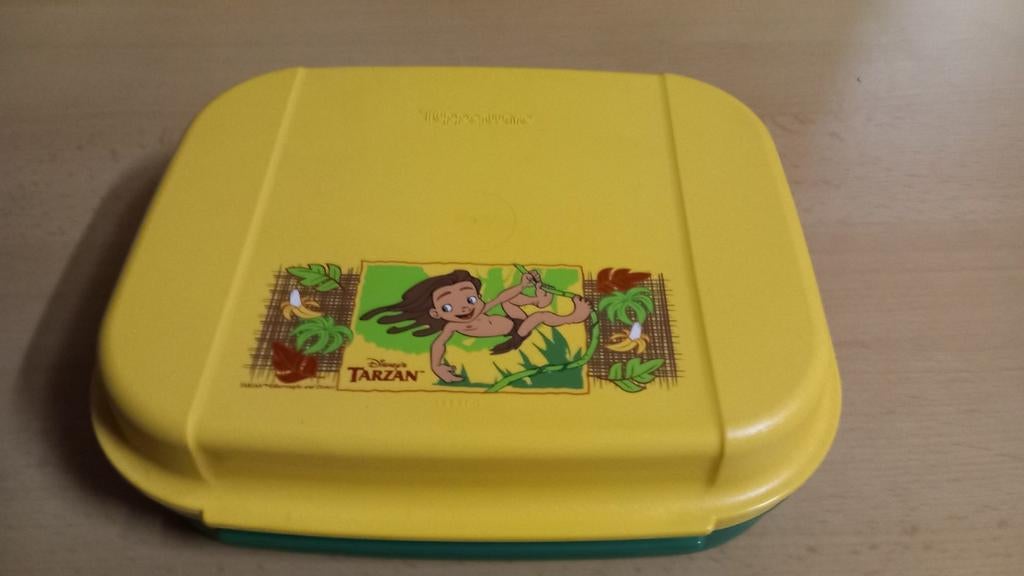 Brooddoos Tarzan, Tupperware, Huis en Inrichting, Ophalen of Verzenden, Zo goed als nieuw