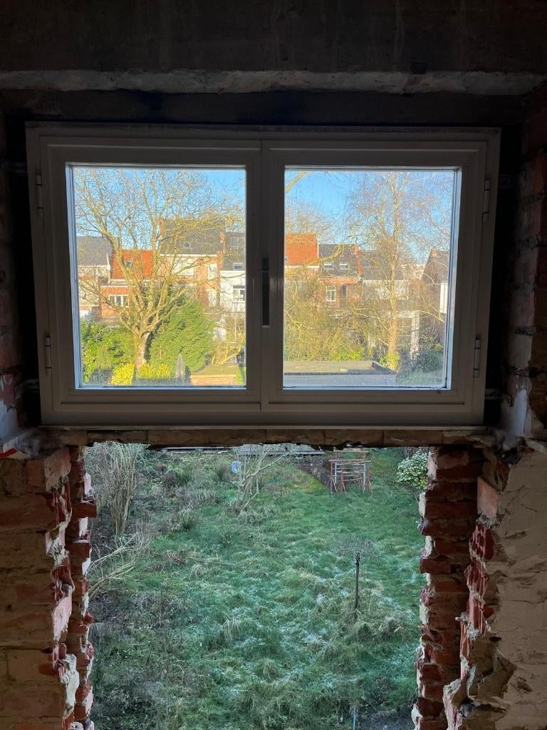 6 aluminium ramen wit – goede staat, Ophalen, Gebruikt