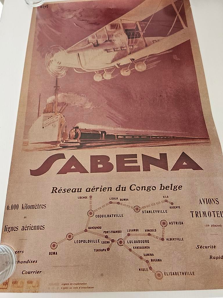 Sabena Réseau aérien du Congo belge, Verzamelen, Ophalen of Verzenden, Zo goed als nieuw