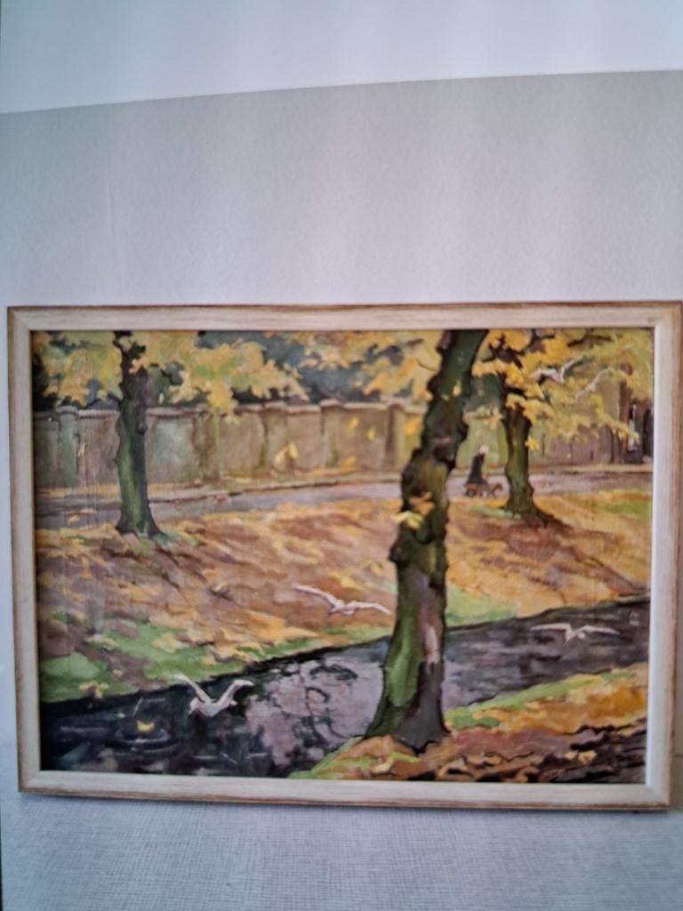 Stille kade, Adri Pieck, zie omschrijving, Antiek en Kunst, Ophalen of Verzenden