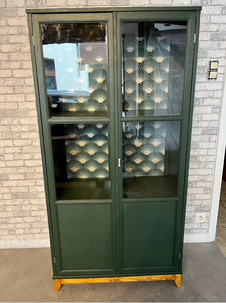 Vitrine vintage, Maison & Meubles, Armoires | Vitrines, Comme neuf, Enlèvement