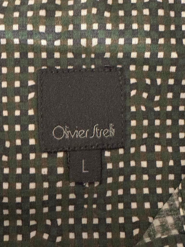 Chemise de costume exclusive Olivier Strelli à l'état neuf, Tour de cou 41/42 (L), Enlèvement ou Envoi, Comme neuf, Vert