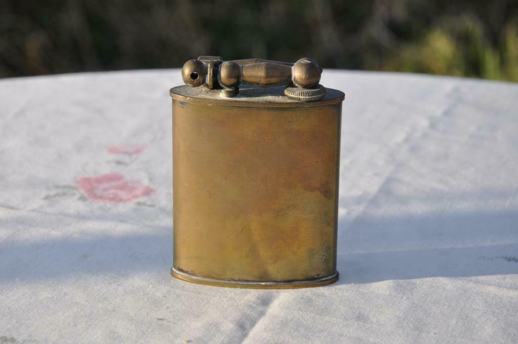 briquet de table en cuivre avec taxe, Collections, Enlèvement ou Envoi, Utilisé, Briquet