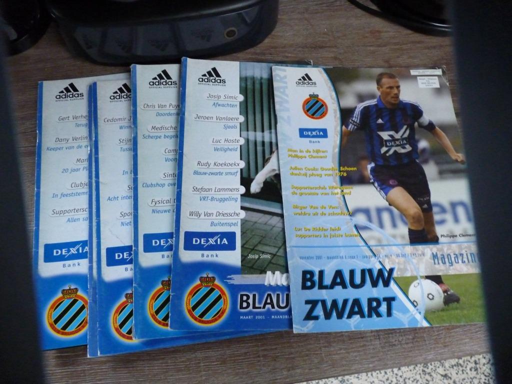 6 tijdschriften blauw-zwart, Ophalen of Verzenden, Gebruikt, Boek of Tijdschrift