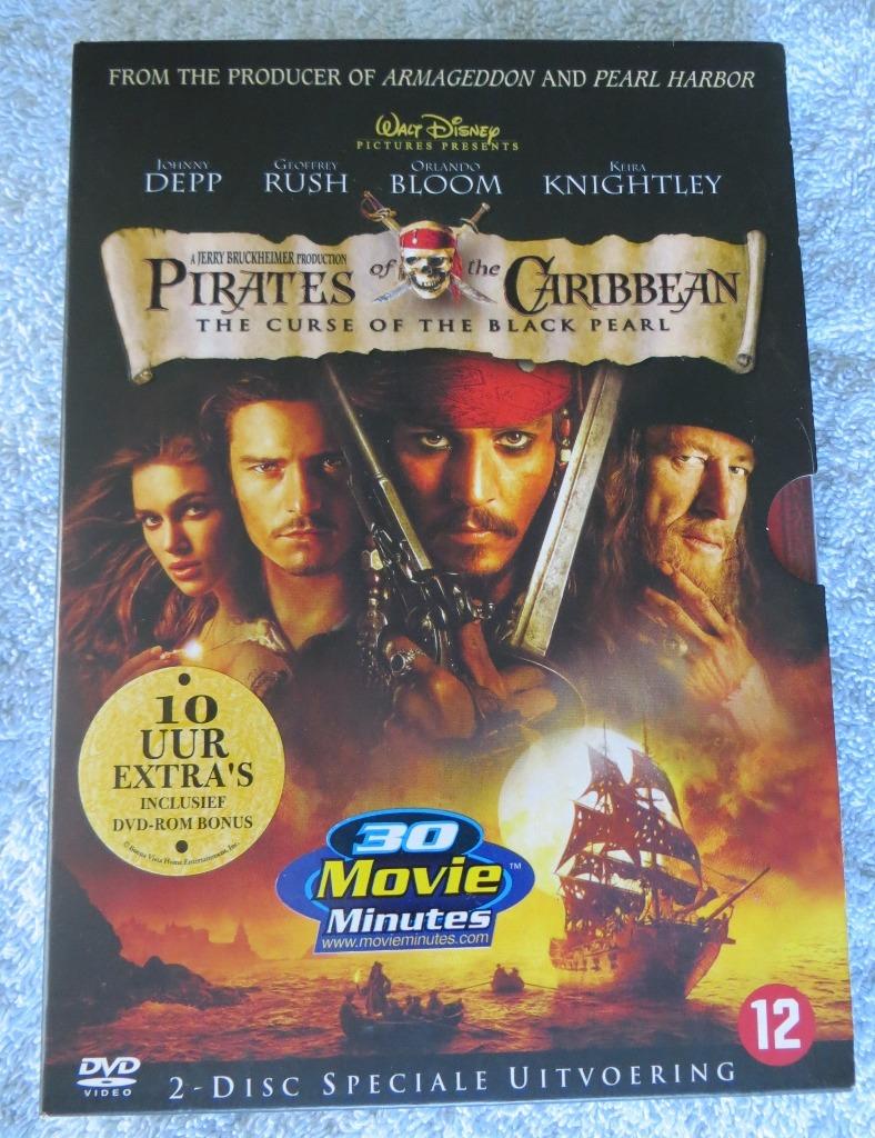 DVD: Pirates of the Caribbean - The Curse of the Black Pearl, À partir de 12 ans, Enlèvement ou Envoi, Utilisé