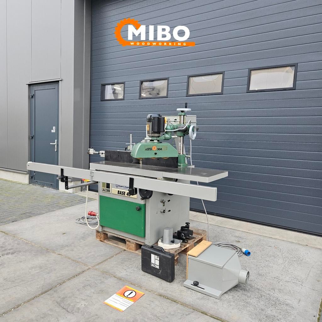 Lazzari freesmachine toupie 45graden compleet ** frezen, Doe-het-zelf en Bouw, Ophalen of Verzenden