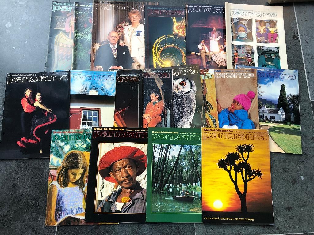 Suid-Afrikaanse Panorama (18 stuks tussen 1984 en 1989), Verzamelen, Ophalen of Verzenden, 1980 tot heden, Tijdschrift