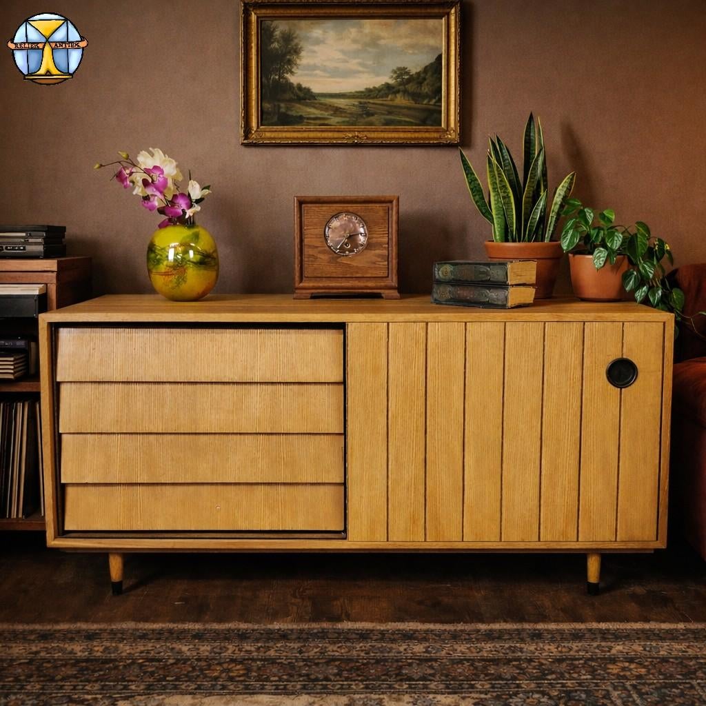 Vintage Dressoir / Sideboard ERICH STRATMANN Oldenburger, Huis en Inrichting, Kasten | Dressoirs, Vintage / Scandinavisch / mid century design