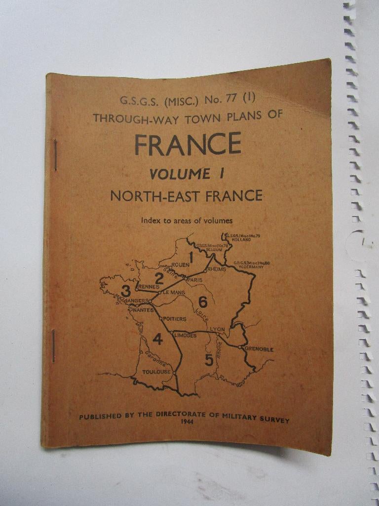 Route planner Frankrijk, Ophalen of Verzenden, Landmacht, Boek of Tijdschrift