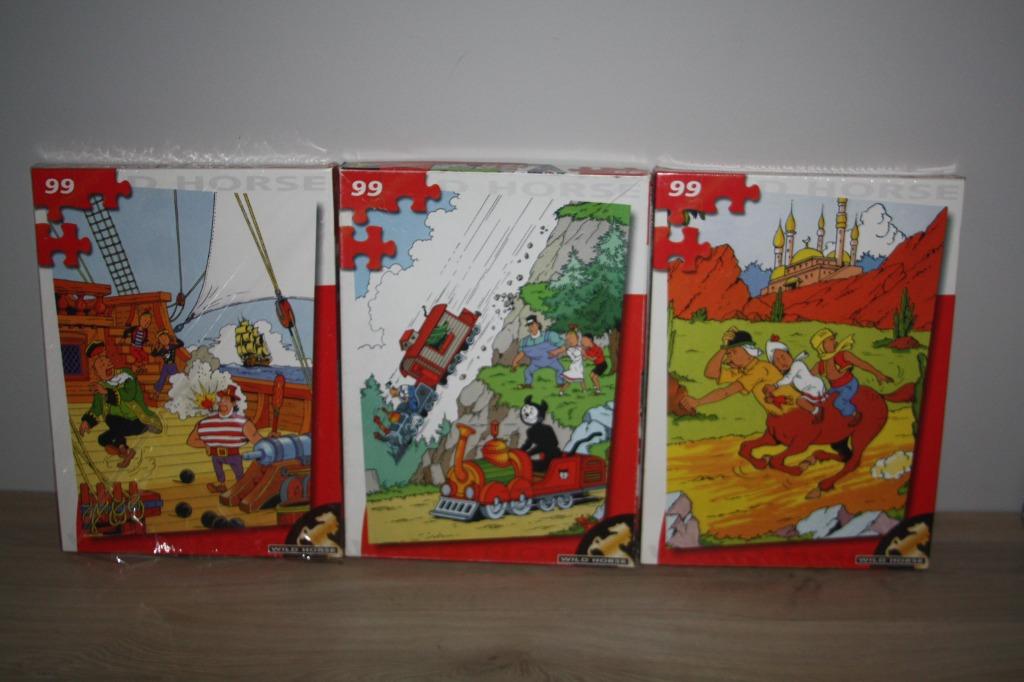 Suske en wiske puzzel , 99 stukjes per puzzel, Verzamelen, Ophalen of Verzenden, Suske en Wiske, Gebruikt, Boek of Spel