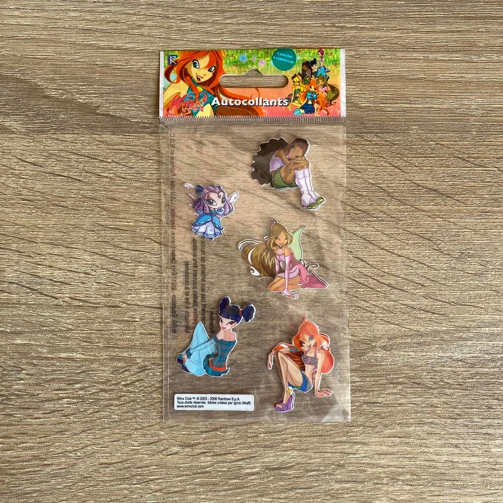 Winx Club 3D stickers, Ophalen of Verzenden, Nieuw, Film, Tv of Omroep