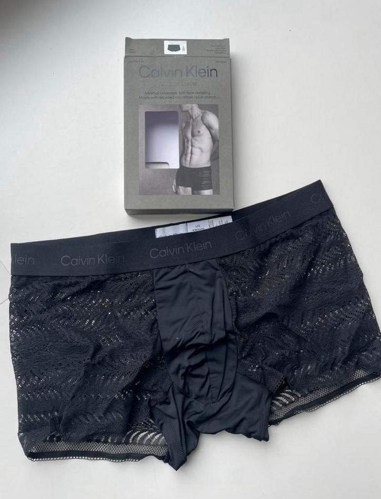 Calvin Klein Sculpt Lace Boxershort, Kleding | Heren, Ondergoed, Verzenden, Zwart, Calvin Klein, Boxer
