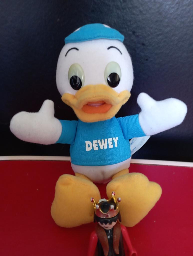 557) Pluche knuffel "Dewey", Ophalen of Verzenden, Zo goed als nieuw, Eend