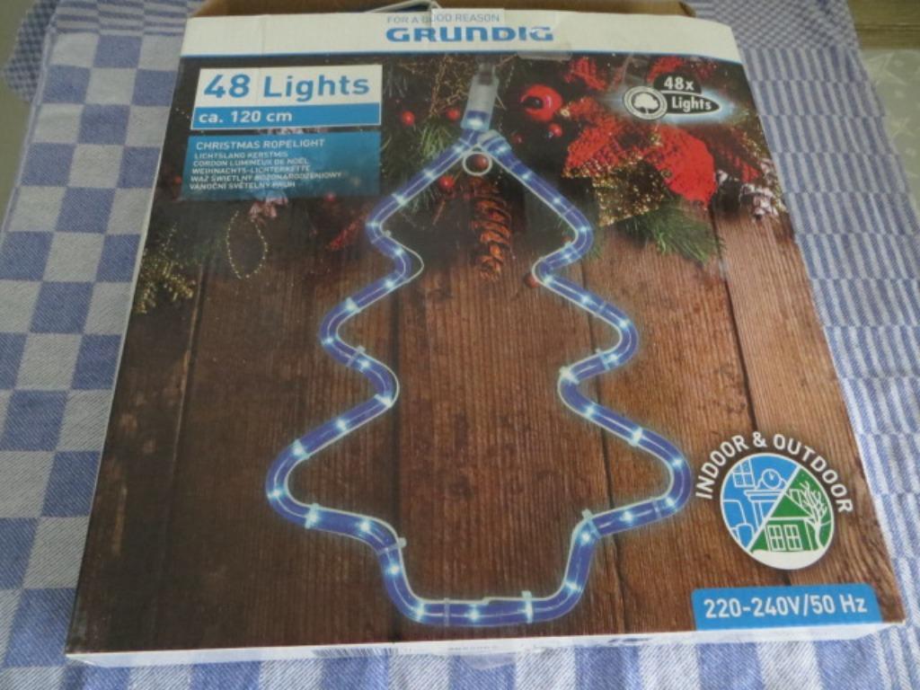 Lichtslang Kerstmis - Grundig - 48 lichtjes - Kerstboom, Diversen, Kerst, Ophalen of Verzenden, Zo goed als nieuw