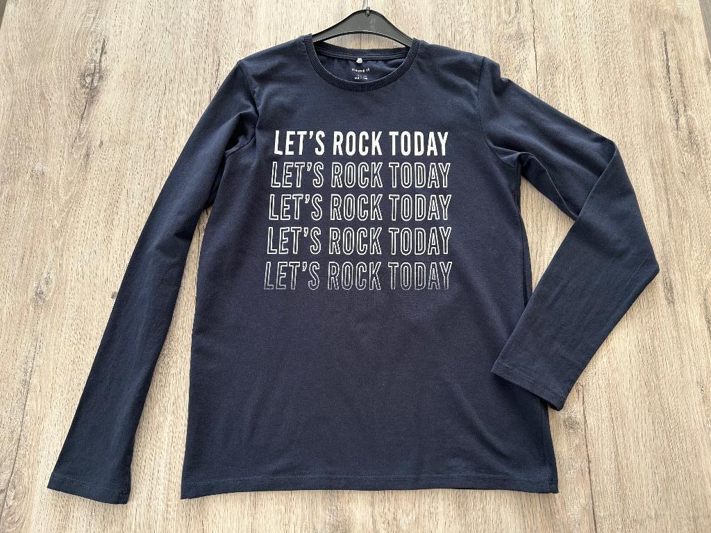 Donkerblauwe longsleeve Name it maat 146 - 152, Name it, Ophalen of Verzenden, Zo goed als nieuw, Shirt of Longsleeve