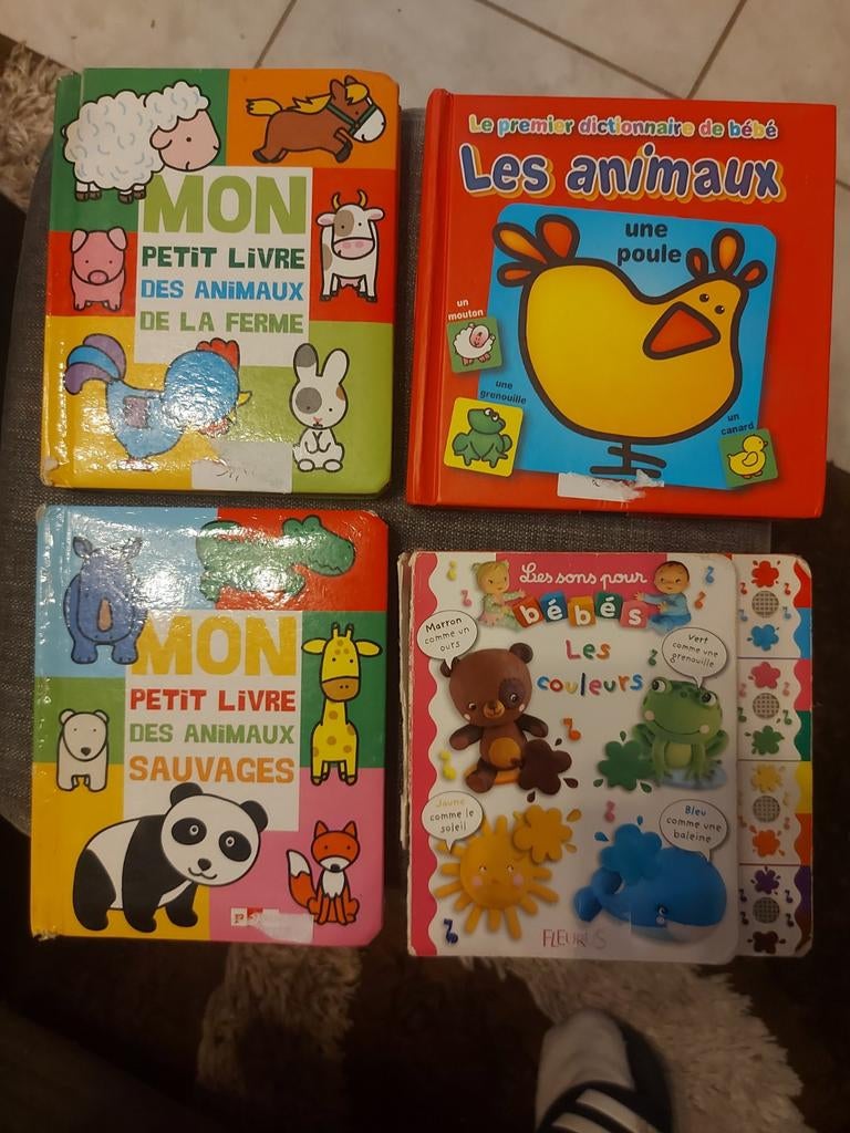 Plusieurs livre et jeux d éveil bébé à la pièce ou en lot.., Boeken, Kinderboeken | Baby's en Peuters, Gelezen, Ophalen of Verzenden