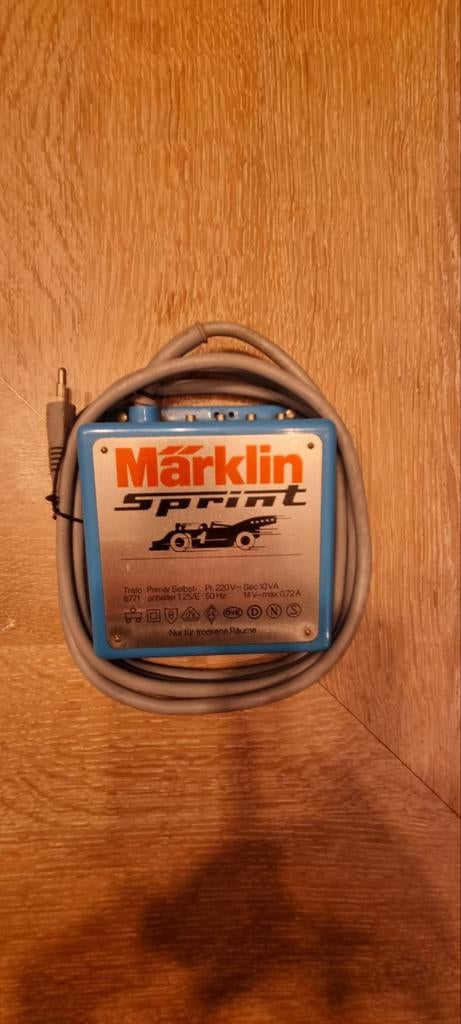 Transfo Marklin Sprint-circuitauto's, Ophalen, Zo goed als nieuw, Racebaan