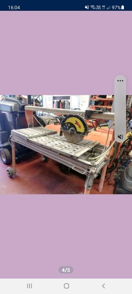 Zaagtafel te koop en te huur, Ophalen, Gebruikt