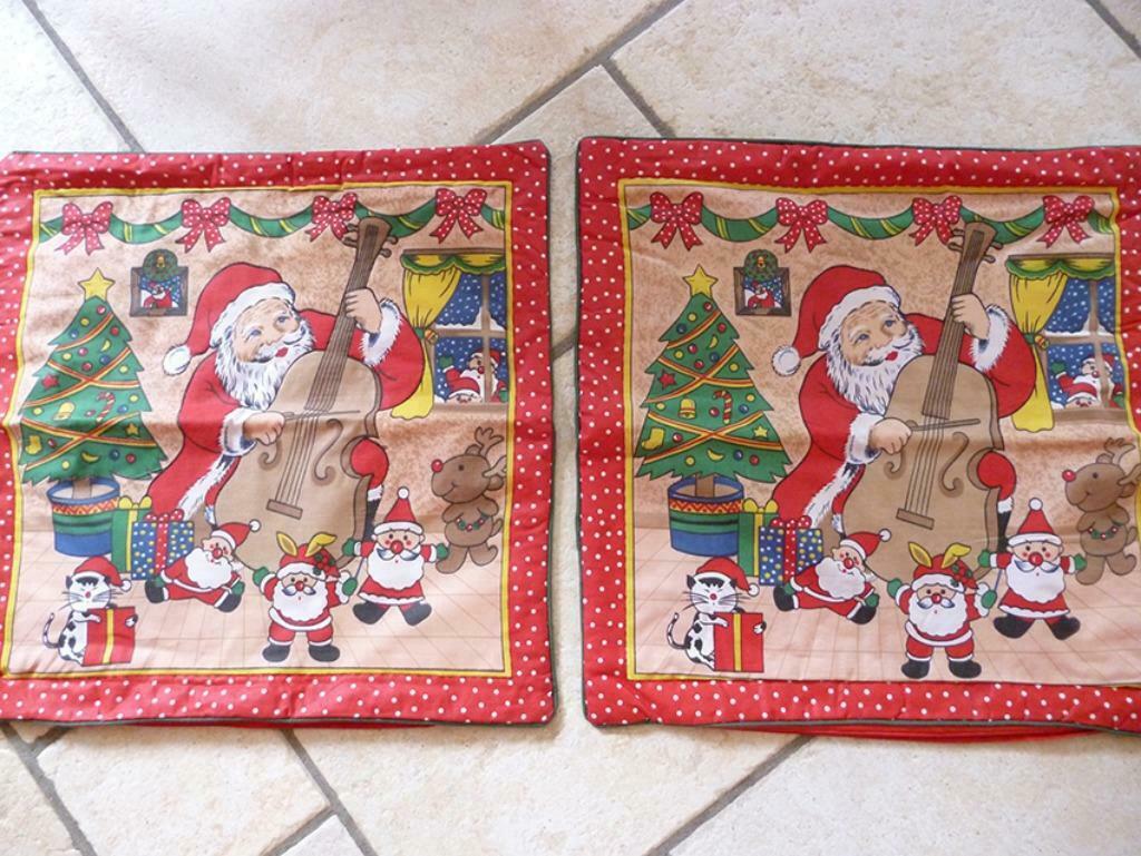 Kussenhoes kerstmotief nieuw (40x40) 2 st, Ophalen of Verzenden, Nieuw