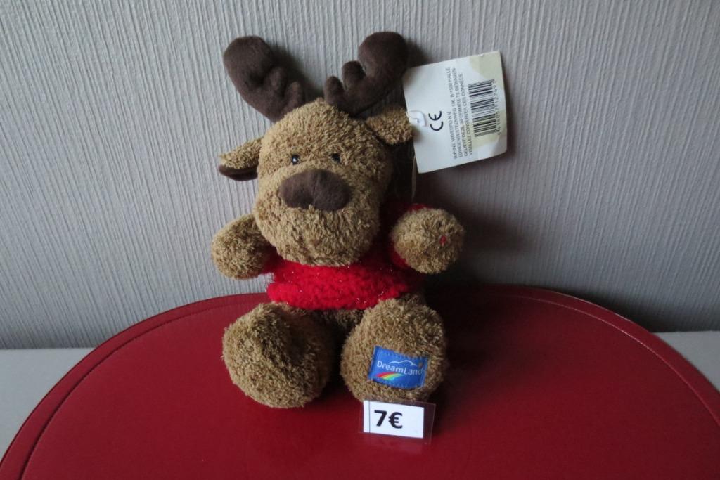 Knuffel eland Dreamland NIEUW met label., Kinderen en Baby's, Speelgoed | Knuffels en Pluche, Ophalen of Verzenden, Nieuw, Overige typen