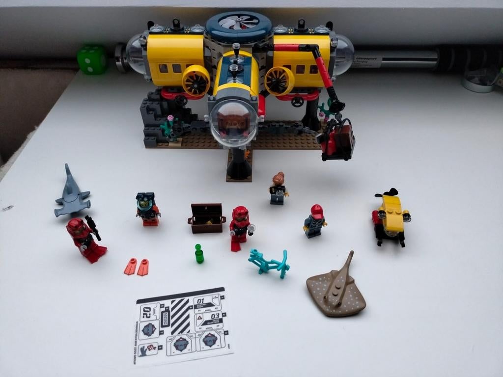 Base sous marine Lego city 60265., Ophalen of Verzenden, Zo goed als nieuw, Complete set, Lego