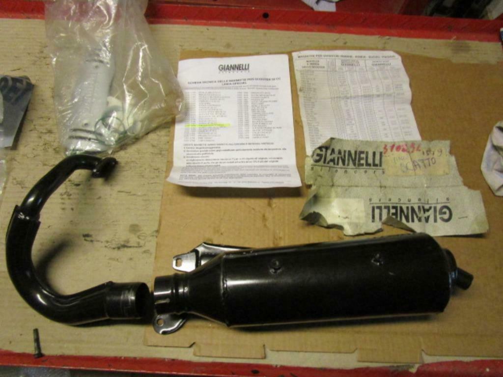 Pot d'échappement Giannelli neuf pour scooter Piaggio Scatto, Enlèvement ou Envoi, Neuf, Pot d'échappement, Piaggio
