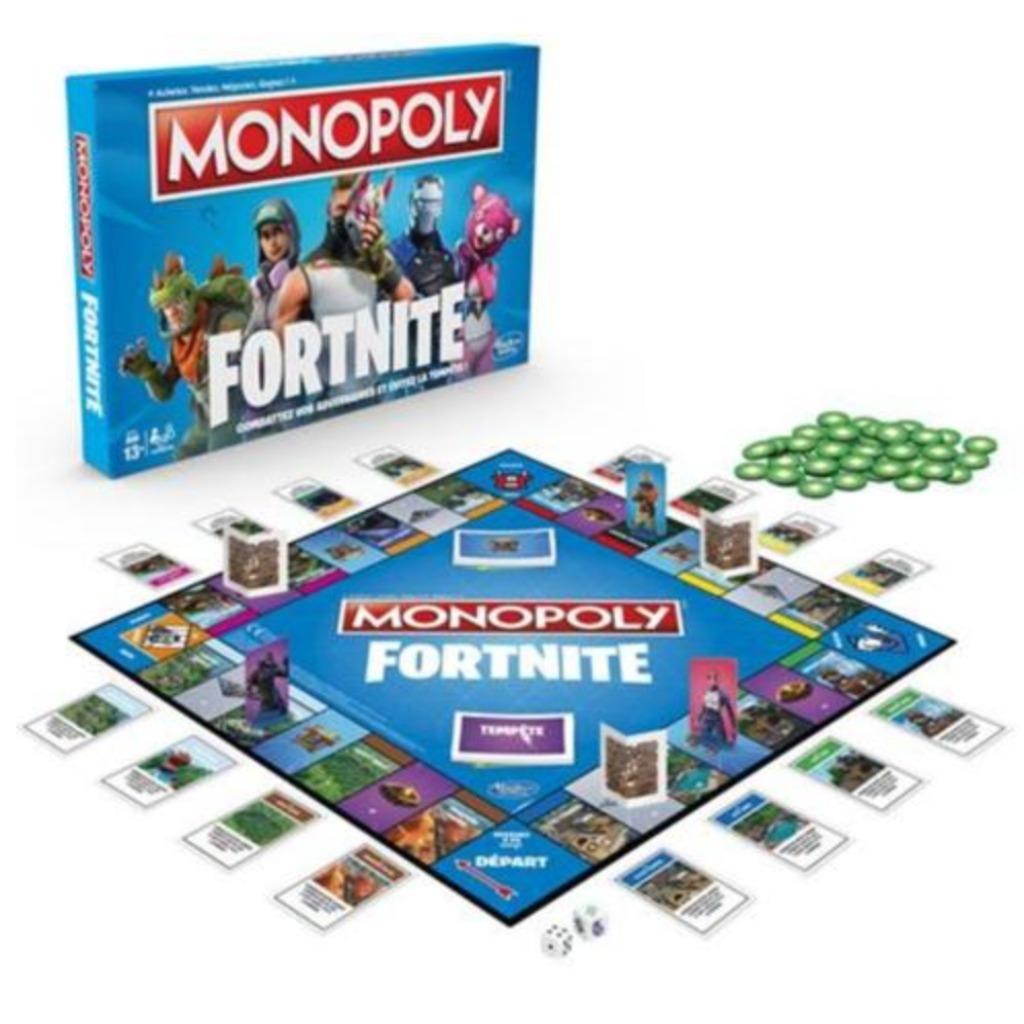 Monopolie Fortnite (Ongebruikt!), HASBRO, Ophalen of Verzenden, Zo goed als nieuw, Een of twee spelers