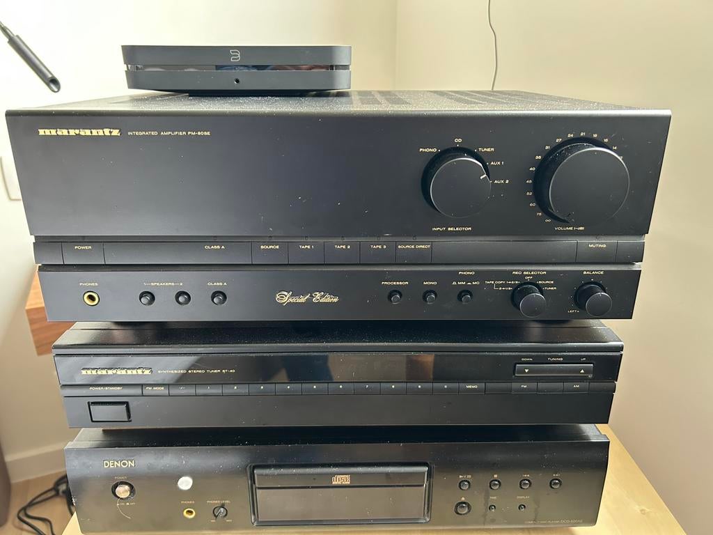 Versterker Marantz pm80 SE classA, refurbished + tuner ST40, Audio, Tv en Foto, Versterkers en Ontvangers, Refurbished, Stereo