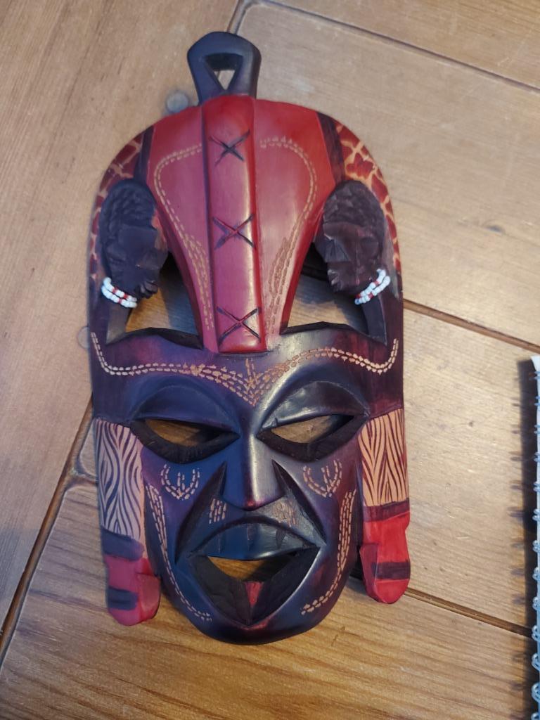 Vintage Afrikaans Tribal masker, Ophalen of Verzenden