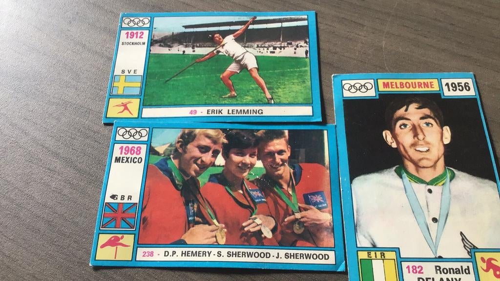 Panini Olympia (b3a), Enlèvement ou Envoi, Comme neuf, Plusieurs autocollants